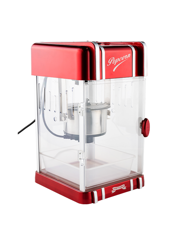 GPM-840 2,5 ounce popcornmachine met waterkoker op tafel